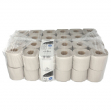 48 Rollen Toilettenpapier, 1-lagiges Krepp Ø 11,5 cm · 12 cm x 9,8 cm natur Basic 400 Blatt